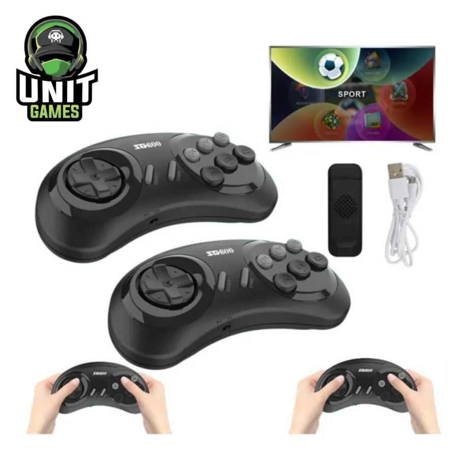 CONSOLA SEGA SG800 HDMI CON JOYS INAL 688 JUEGOS (KIDS)