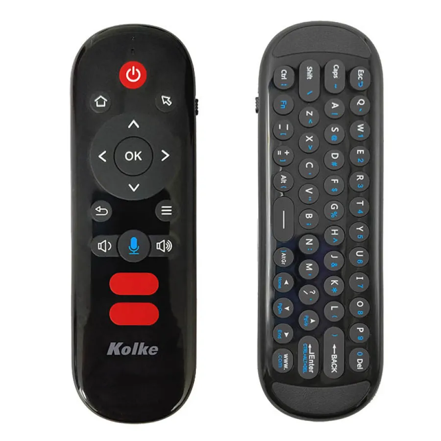 CONTROL REMOTO KOLKE KET-725 Y MINI TECLADO INALAMB INCORPORADO