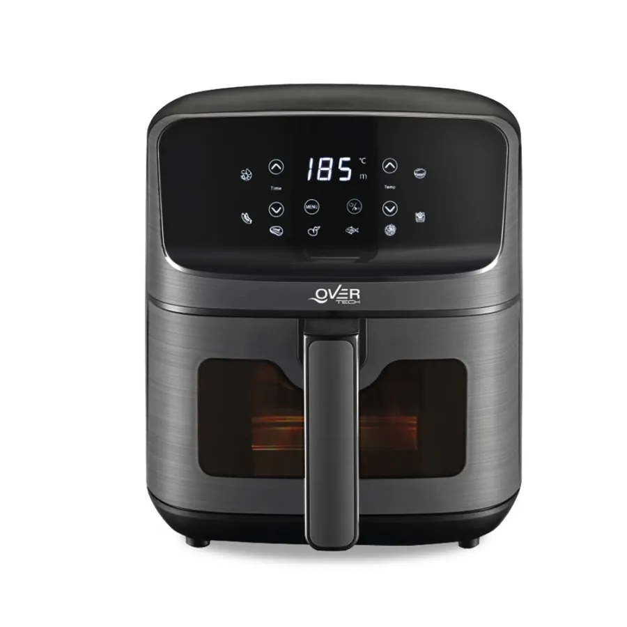 FREIDORA DE AIRE OVERTECH OV-105 AIR FRYER 4L 1500W 220V BPA DIGITAL 9 PROGRAMAS