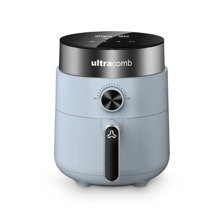 FREIDORA DE AIRE ULTRACOMB R-8612 3L 1200W CONTROL DIGITAL POR PANTALLA TACTIL TEMPORIZADOR