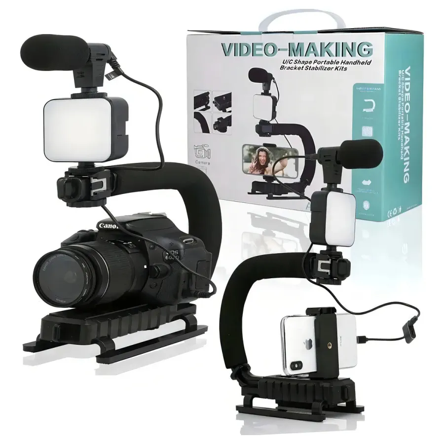 KIT ESTABILIZADOR CON DIFUSOR LED Y MICROFONO AY-49U