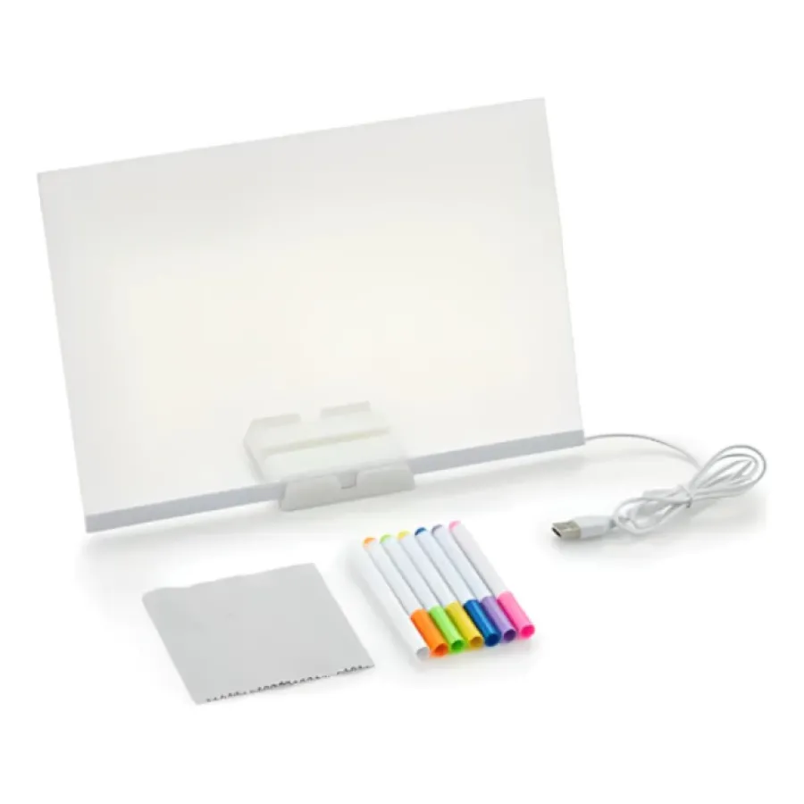 PIZARRA ACRILICA HYTOSHY 30X20  AC-72  C/MARCADORES*