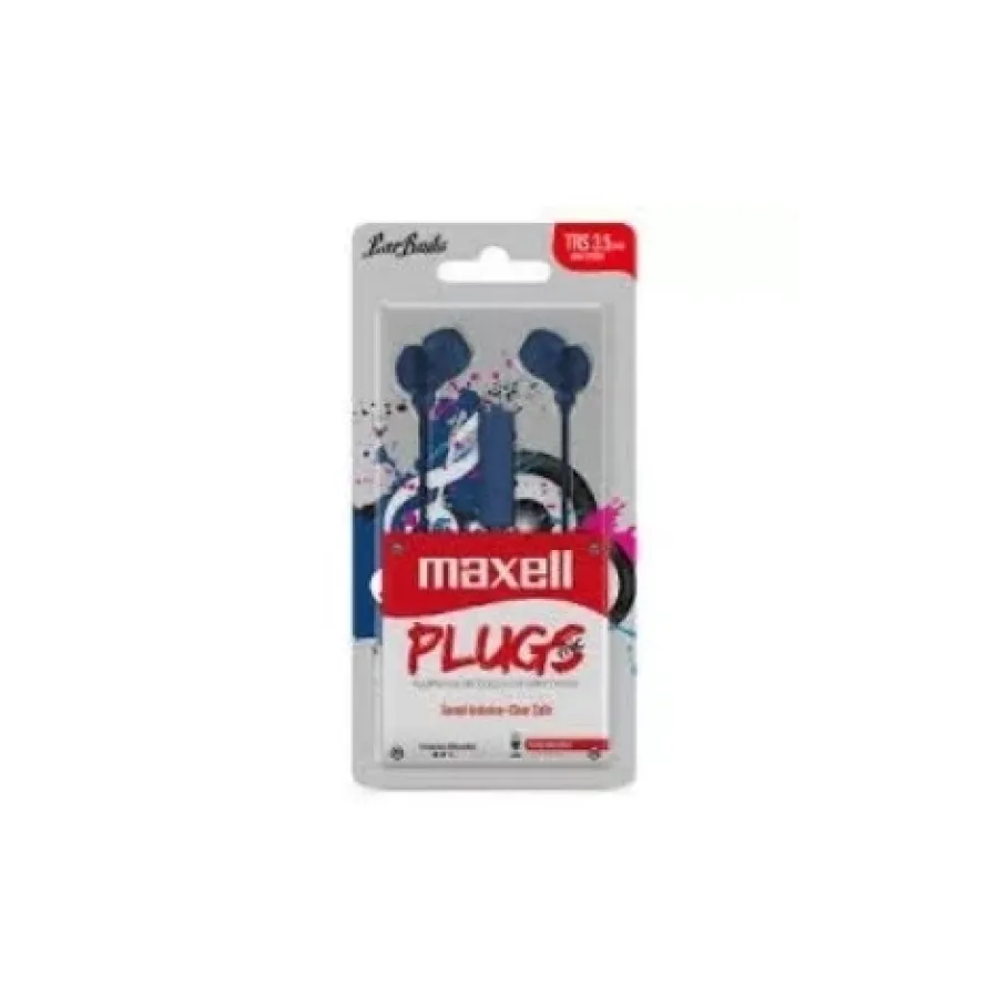 AURICULAR IN EAR MAXELL IN-MIC PLUGZ NAV