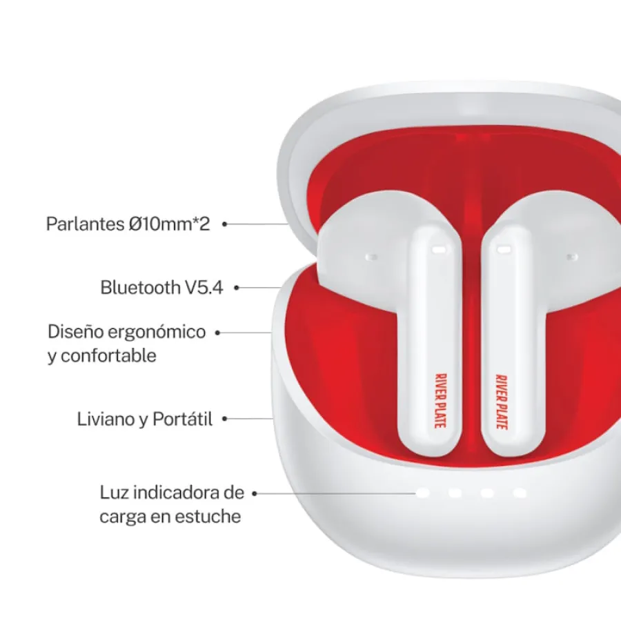 AURICULARES BT RIVER BLANCO RPAR-0001