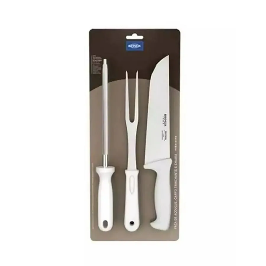 BATERIA DE ASADO BRINOX ACERO