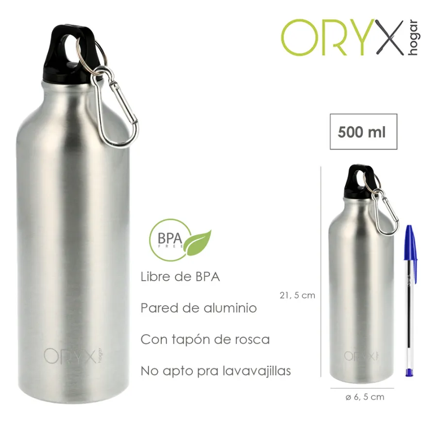 BOTELLA DE ALUMINIO 500 ML