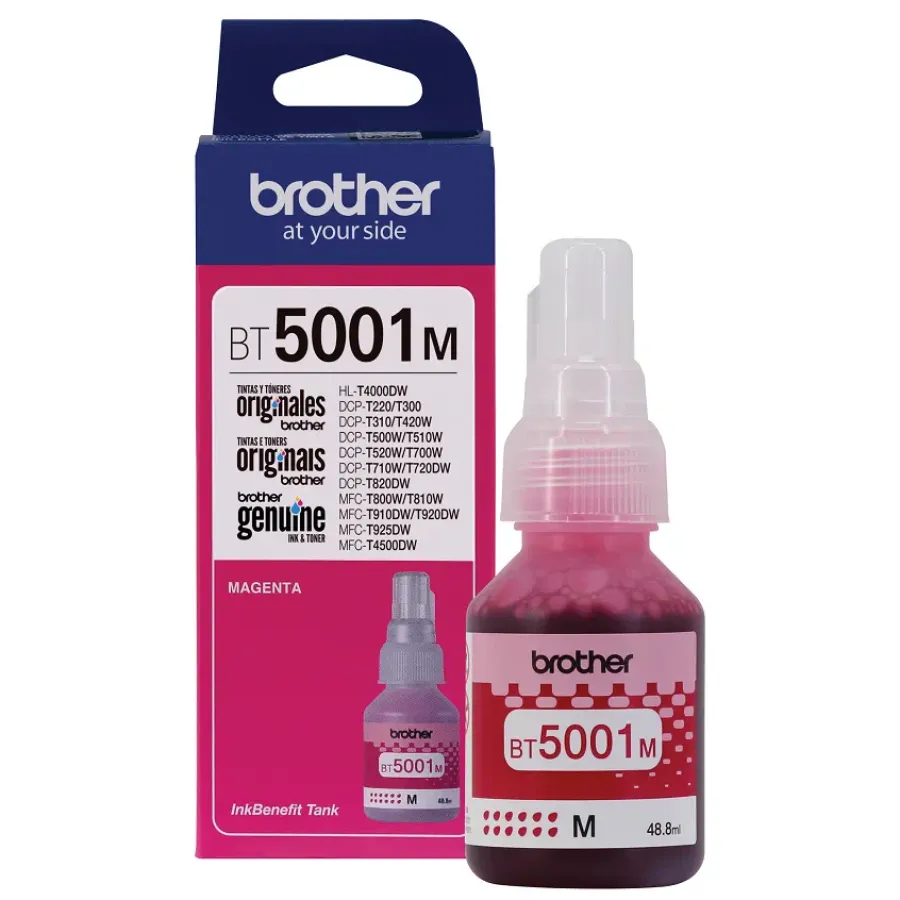 BOTELLA DE TINTA BROTHER BTD5001M MAGENTA