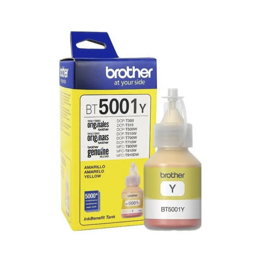 BOTELLA DE TINTA BROTHER BTD5001Y YELLOW