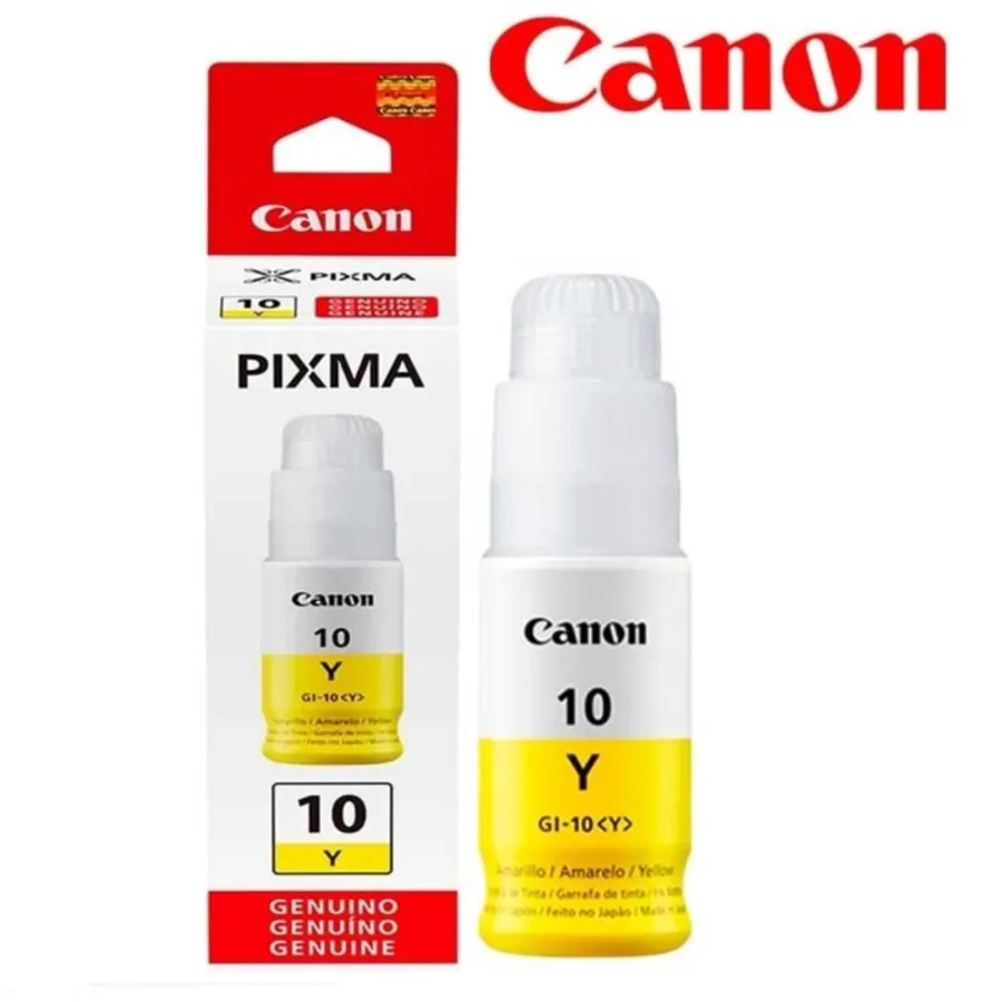 BOTELLA DE TINTA CANNON AMARILLA GI 10 Y
