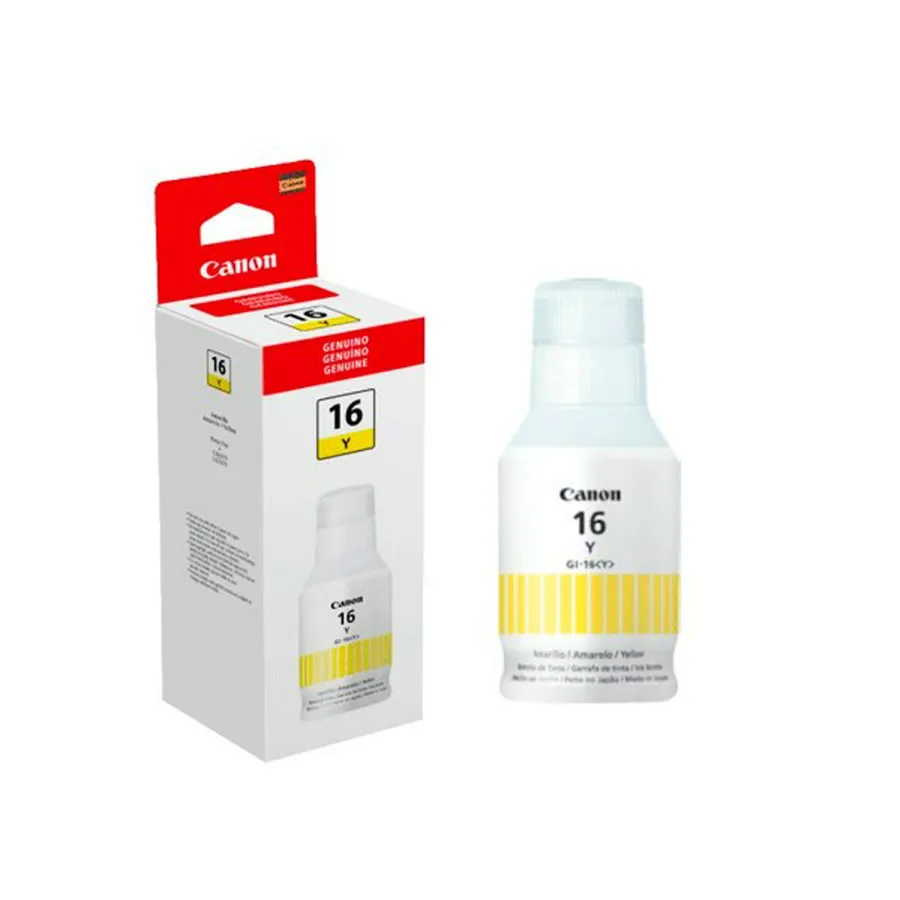 BOTELLA DE TINTA CANNON AMARILLO GI 16 Y