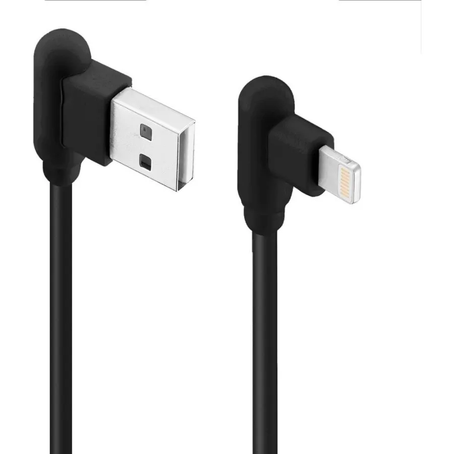 CABLE LIGHTING DEKKIN 90 GRADOS NEGRO