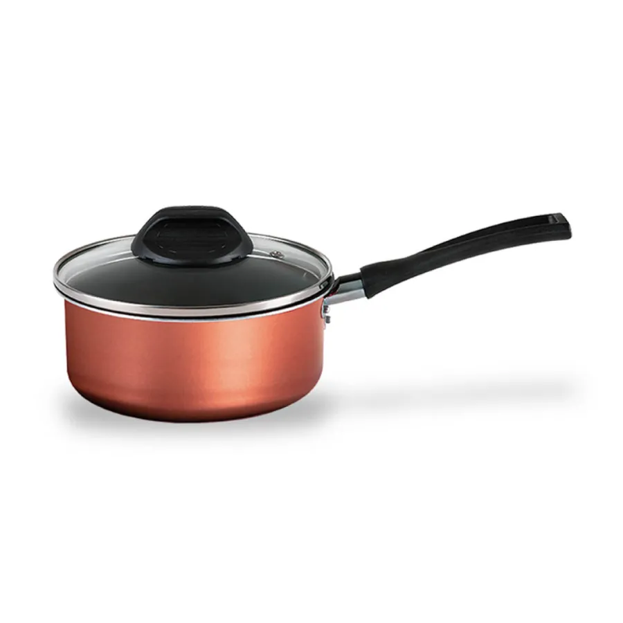 CACEROLA CON TAPA  COLOR COBRE CLOVE 7111/459