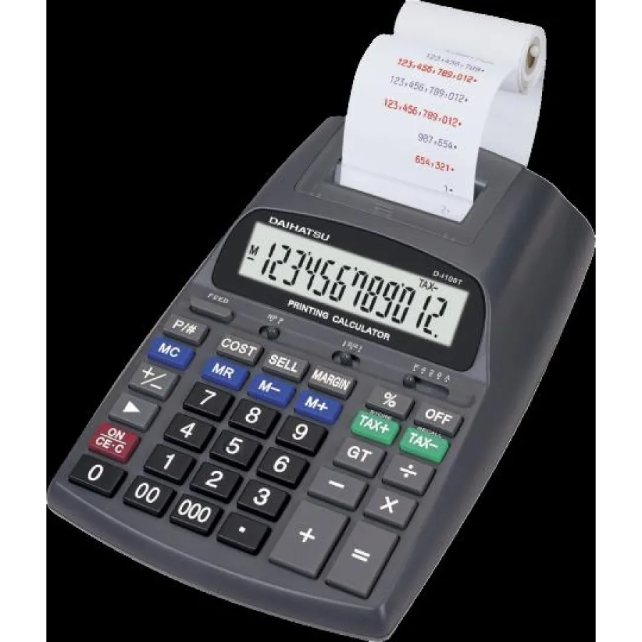 CALCULADORA C/ IMPRESOR DAHIATSU D+I100T/BK