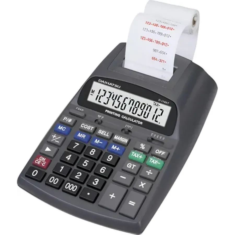 CALCULADORA C/ IMPRESOR DAHIATSU D+I100T/WE