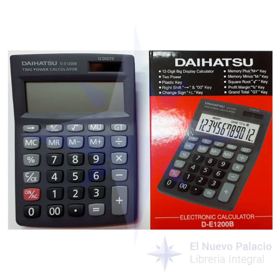 CALCULADORA DAHIATSU D+E1200B