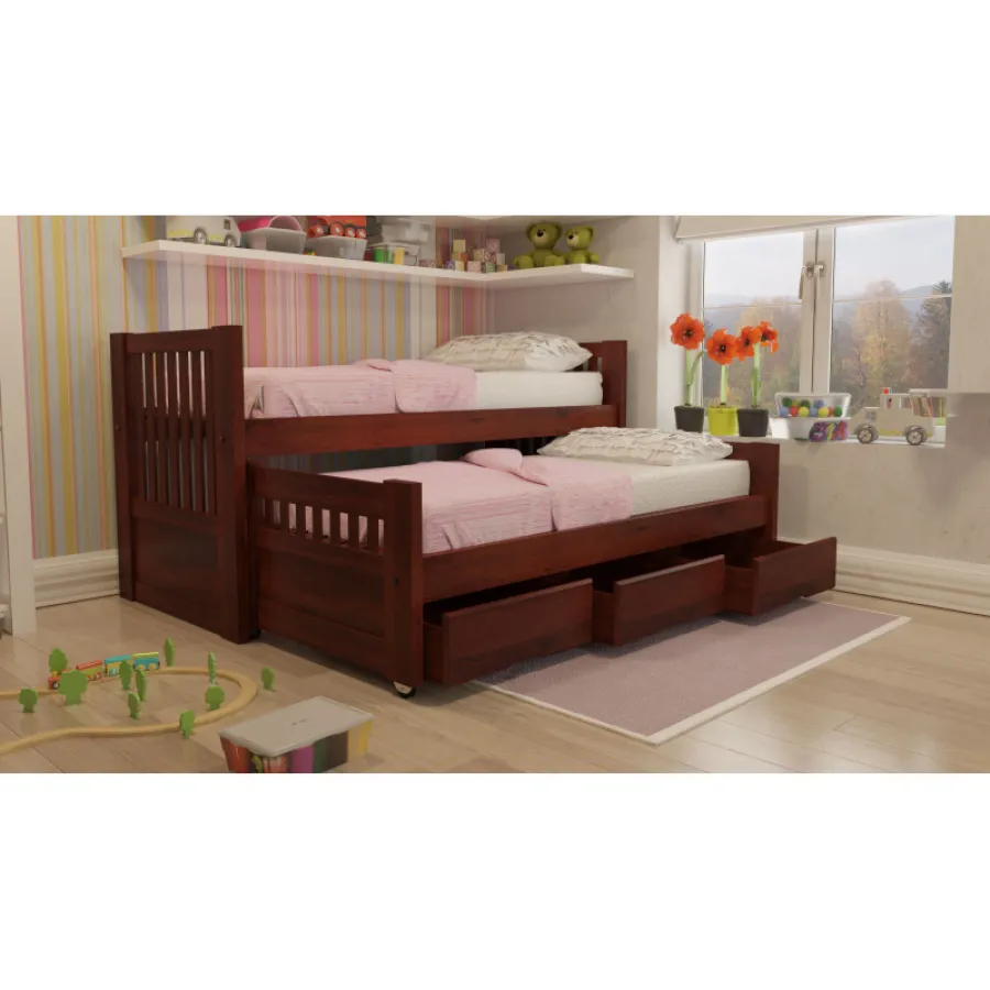 CAMA DOBLE CON CAJONERA MEDITERRANEO WNGUE