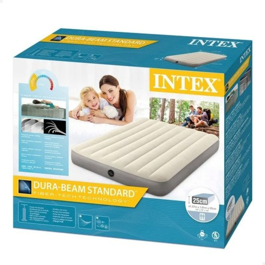 COLCHÓN INFLABLE INTEX DURA-BEAM 137*191*25 CM MEDIAN