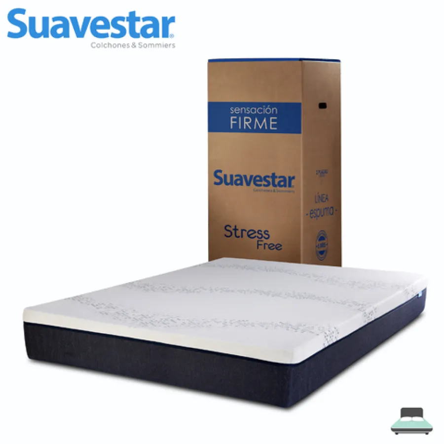 COLCHON SUAVESTAR STRESS ROLLPACK 200*160*25