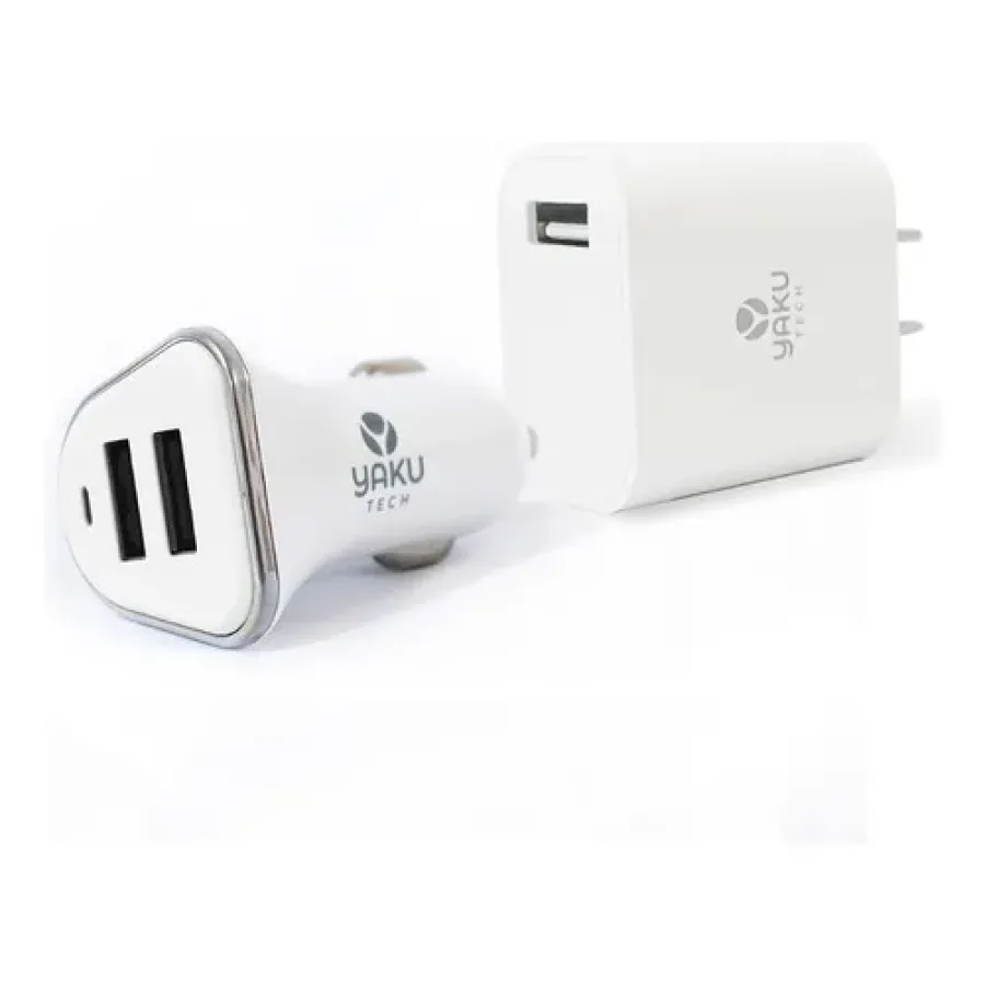 COMBO CARGADOR DE AUTO - DE PARED