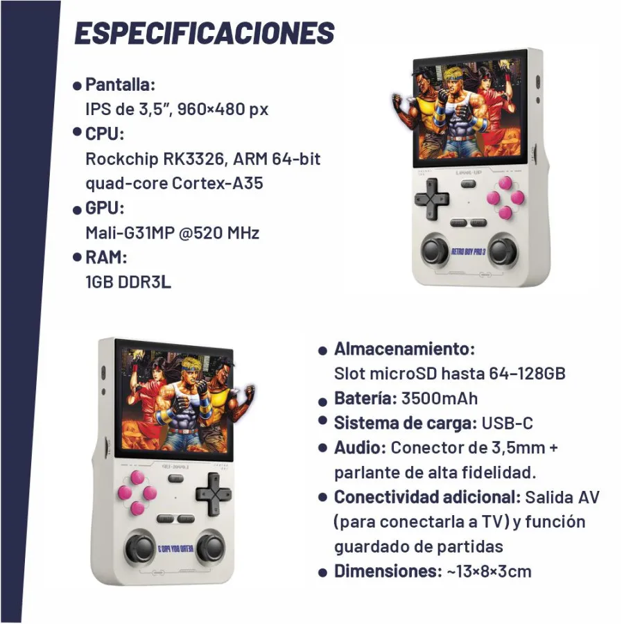 CONSOLA PORT RETROBOY PRO 3