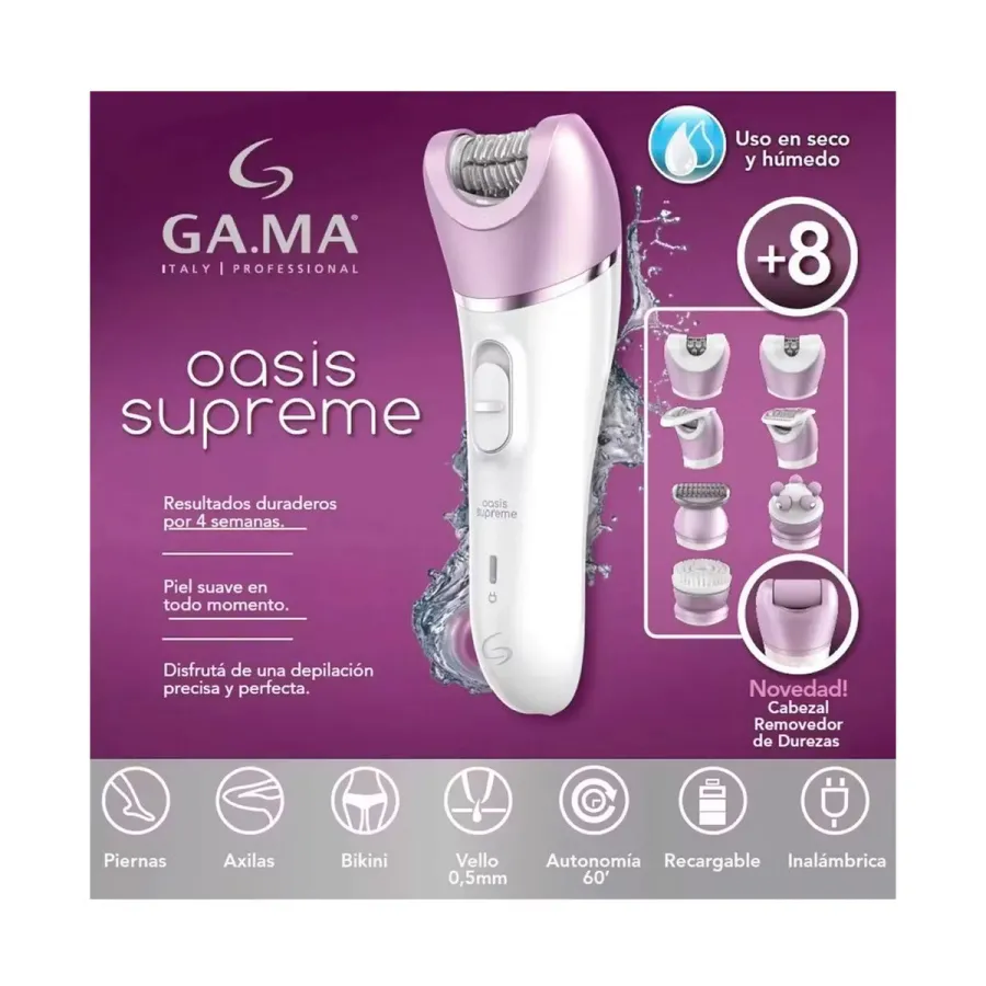 DEPILADORA GAMA OASIS SUPREME USB