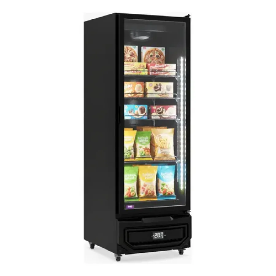 FREEZER EXHIBIDOR VERTICAL BT 580 INT NEGRO INR FSGPF57N