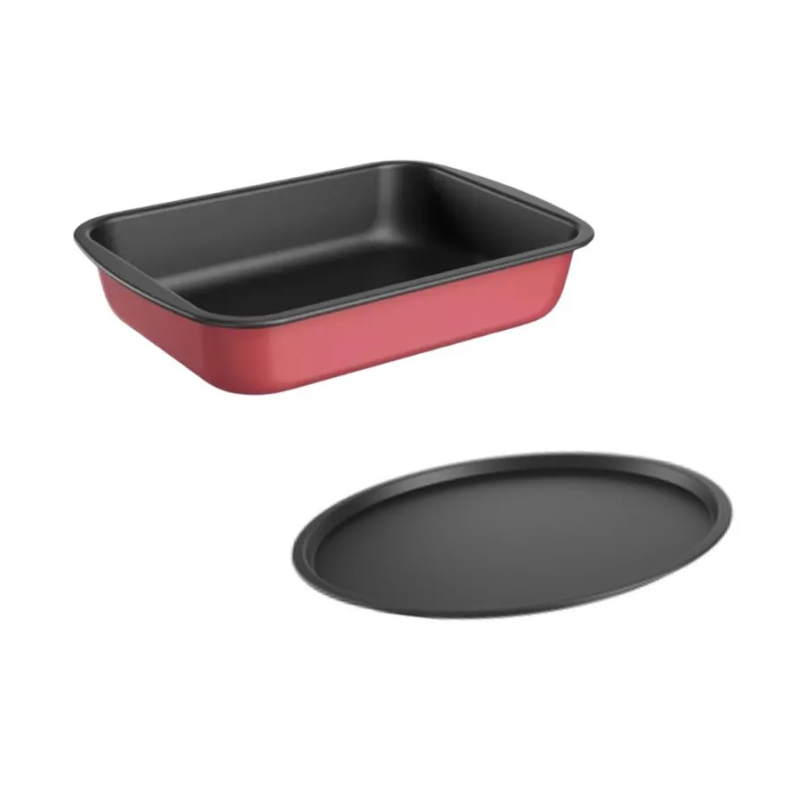 JUEGO BRINOX ASADERA 2 PZAS. CEREZA. BAKEWARE 1461/499