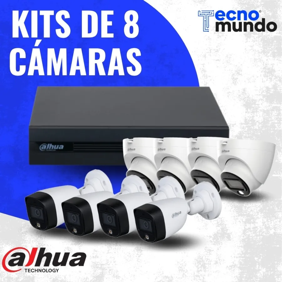KIT DE CAMARAS DE SEGURIDAD ETHEOS *8