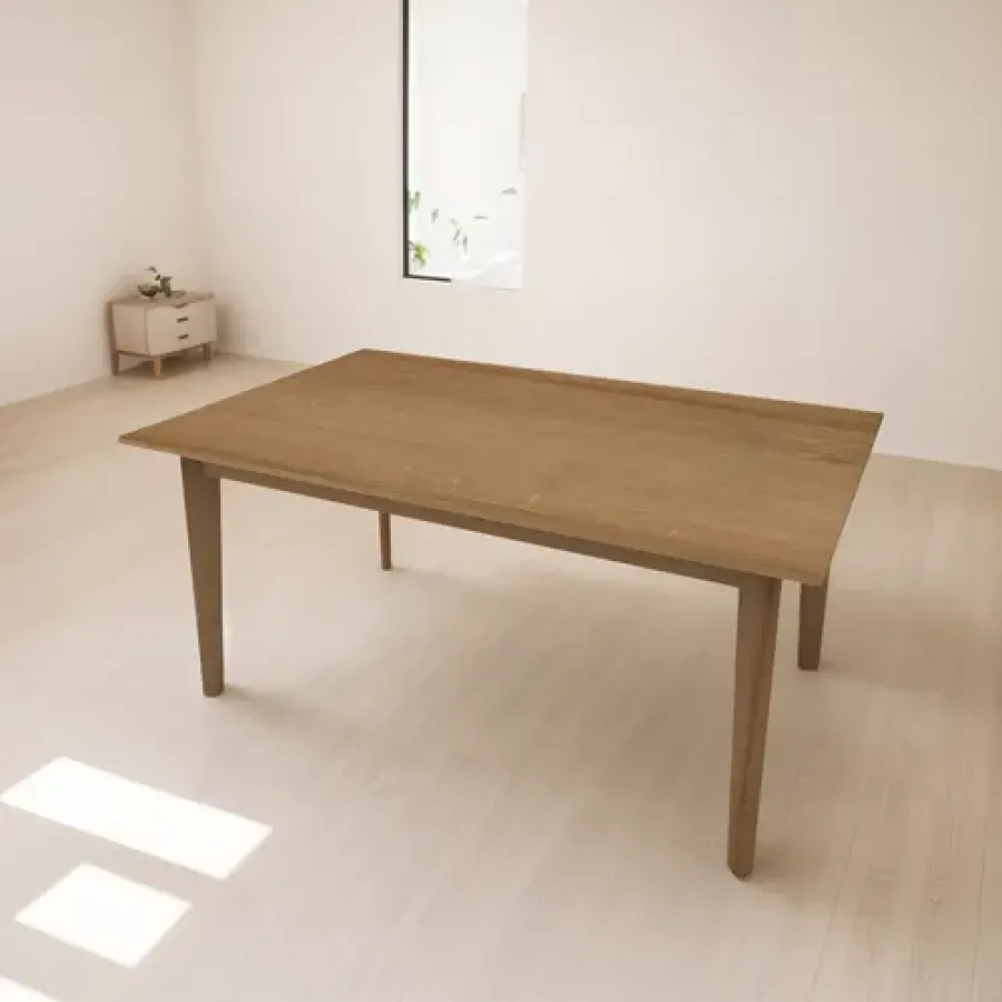 MESA GACELA RECTANGULAR MIEL 1.60
