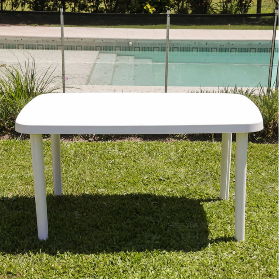 MESA MARGARITA RECTANGULAR BLANCO VOSS 2000