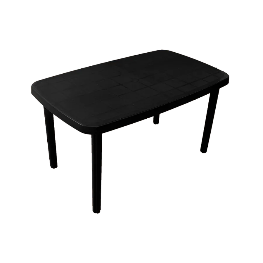 MESA MARGARITA RECTANGULAR NEGRO VOSS 2000