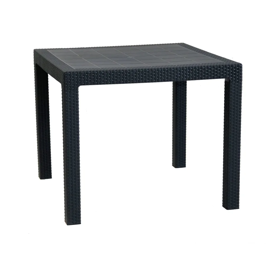 MESA VOSS 2000 RATTAN FIDJI GRAFITO 90*90