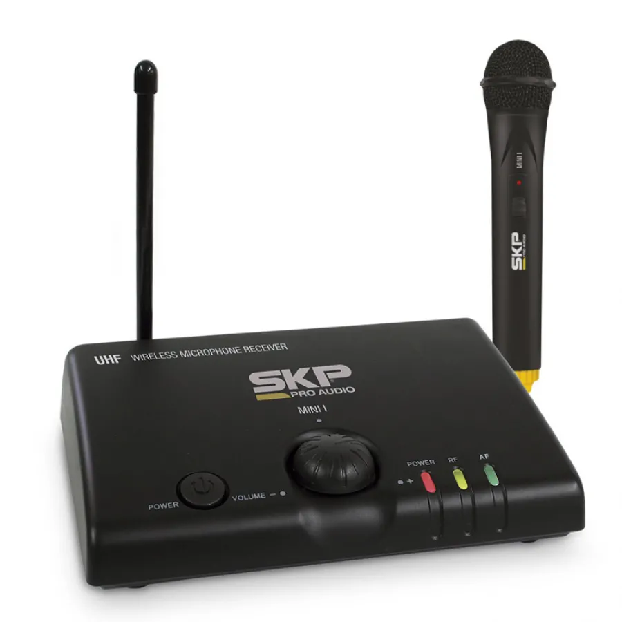 MICROFONO SKP MINI DE MANO INALAMBRICO UHF