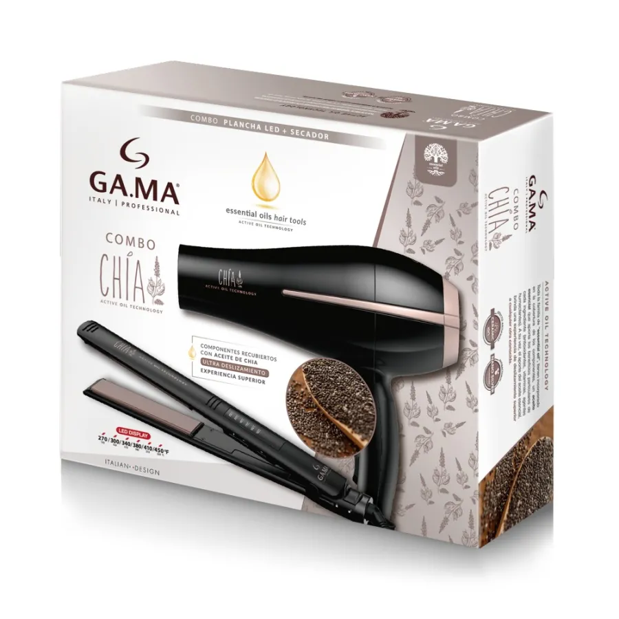 PACK GAMA SEC ELEGANCE STD CHIA + PLANCHITA BORA STD CHIA