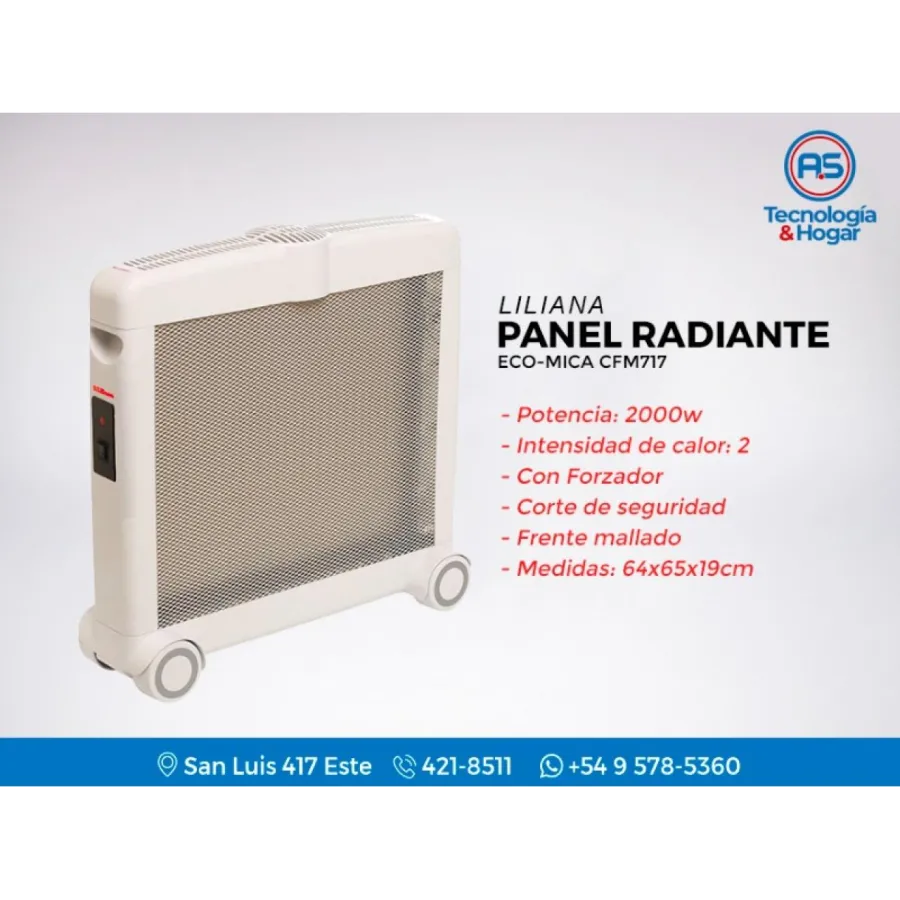 PANEL RADIANTE LILIANA CFM717