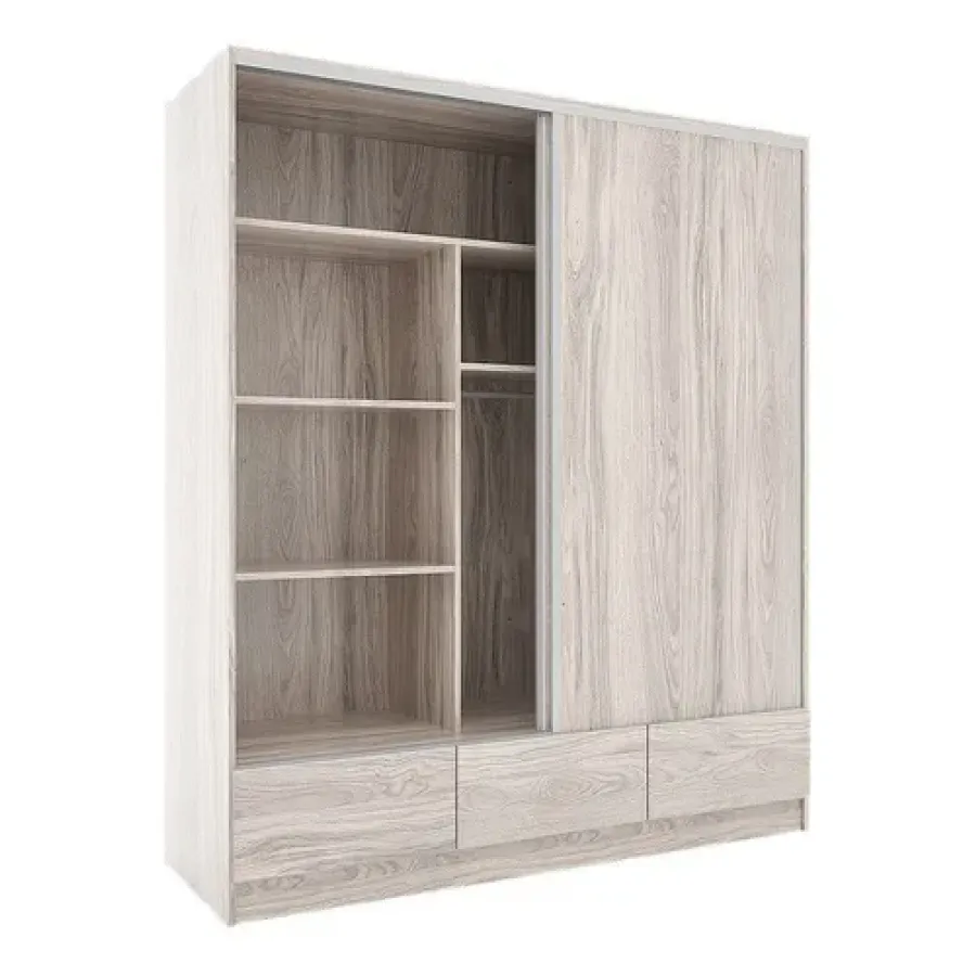 PLACARD ORLANDI CORREDIZO PREMIUM 1.82 ABEDUL