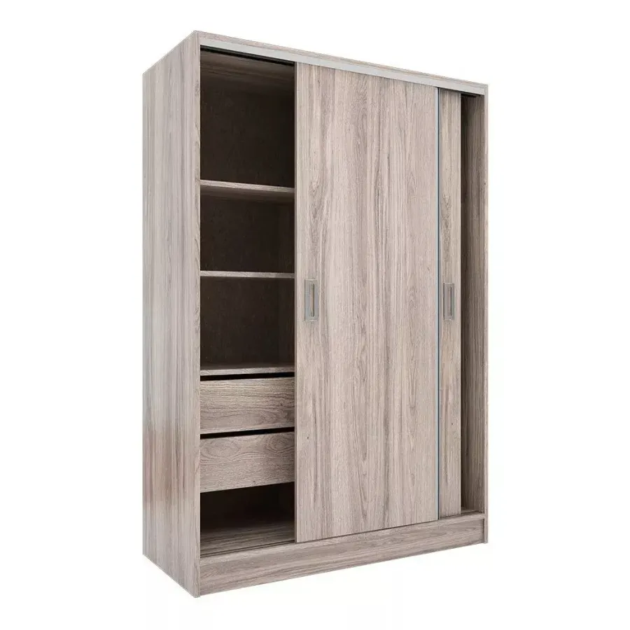 PLACARD ORLANDI CORREDIZO SUAVE 2 PTAS ABEDUL