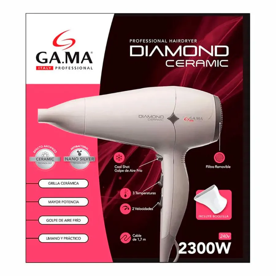 SECADOR DE PELO GAMA DIAMOND