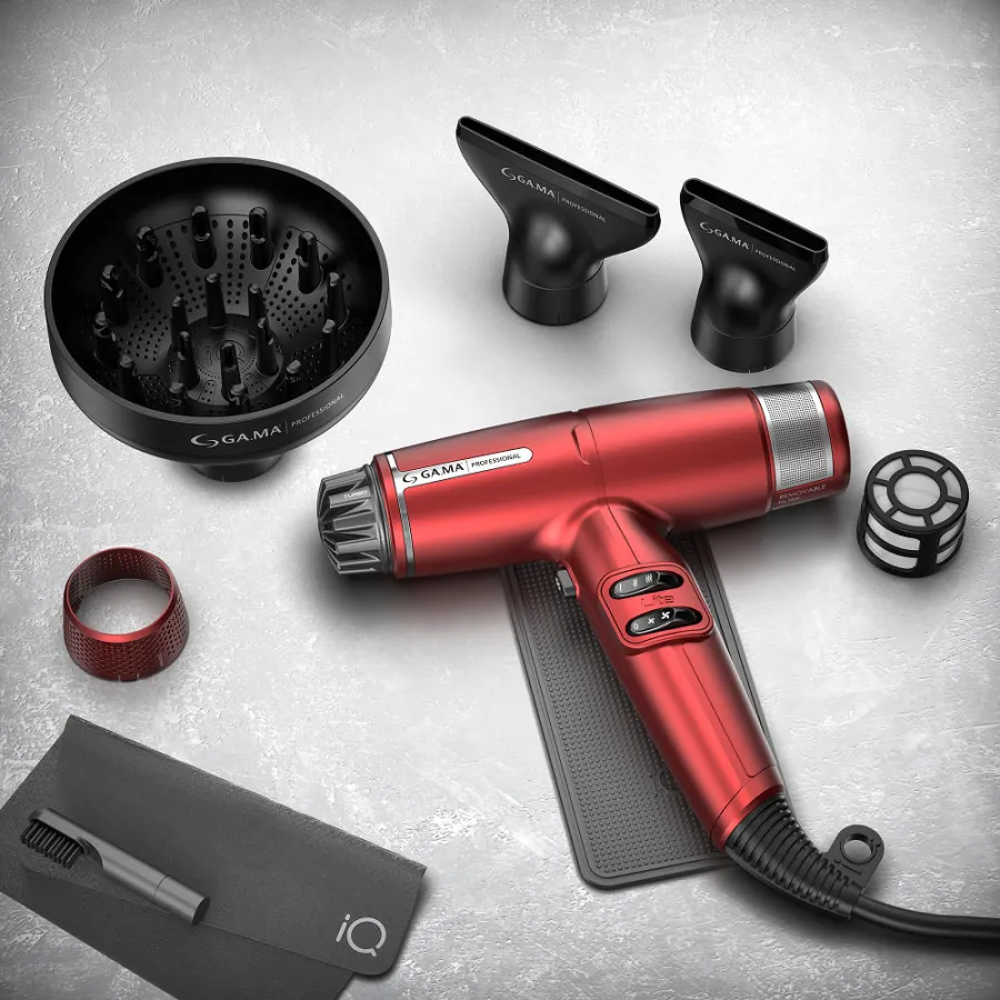 SECADOR DE PELO GAMA GP IQ LITE RED 220 ARG