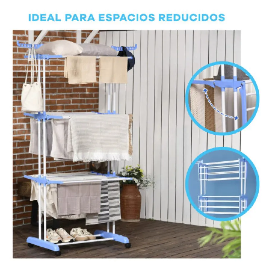 TENDER PARA ROPA 3 NIVELES