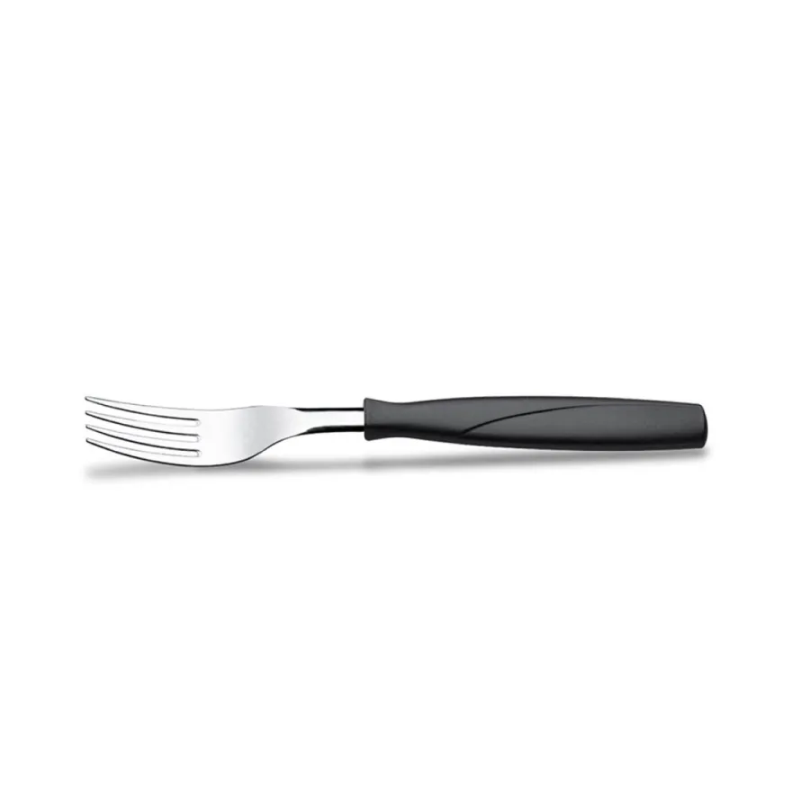 TENEDOR DE MESA NEGRO LINEA ITAPARICA 3 PIEZAS BLISTER 6002/310