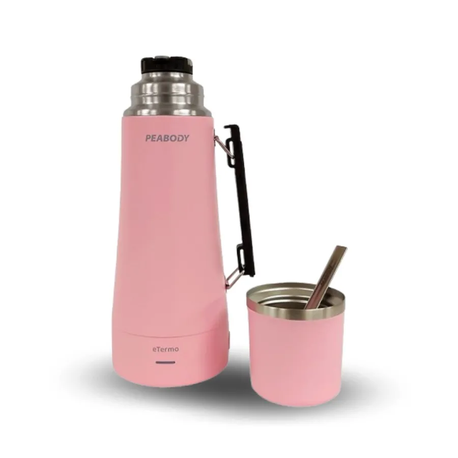 TERMO CALENTADOR ELEC. PEABODY PE-ETA1001G ROSA METAL