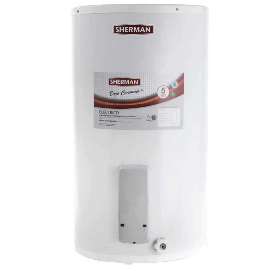 TERMOTANQUE SHERMAN ELEC DE PIE 85 LTS C/SUP