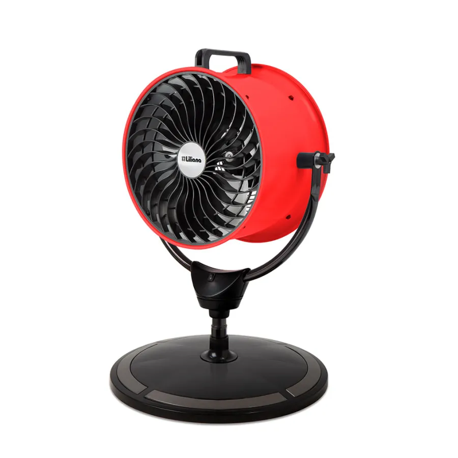 TURBO VENTILADOR DE PIE LILIANA VPHD16R ROJO 16"