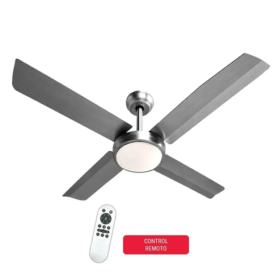VENTILADOR DE TECHO LILIANA VTHI704R ACERO INOX