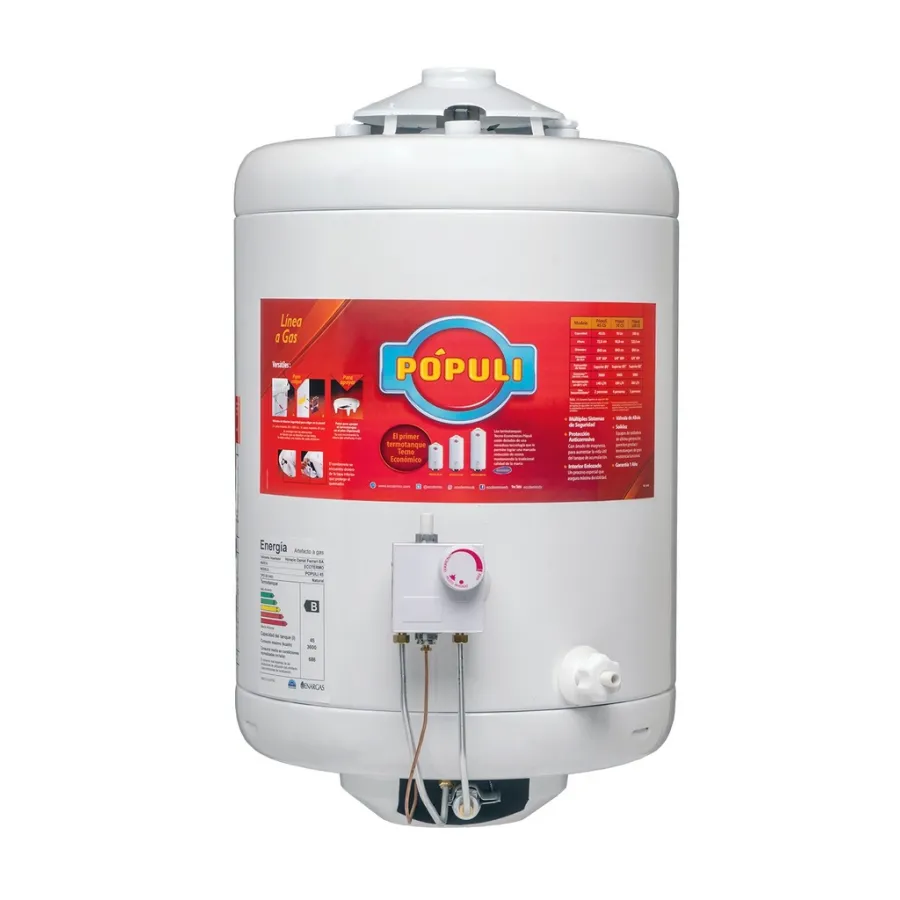 TERMOTANQUE POPULI 45 GN C/SUP