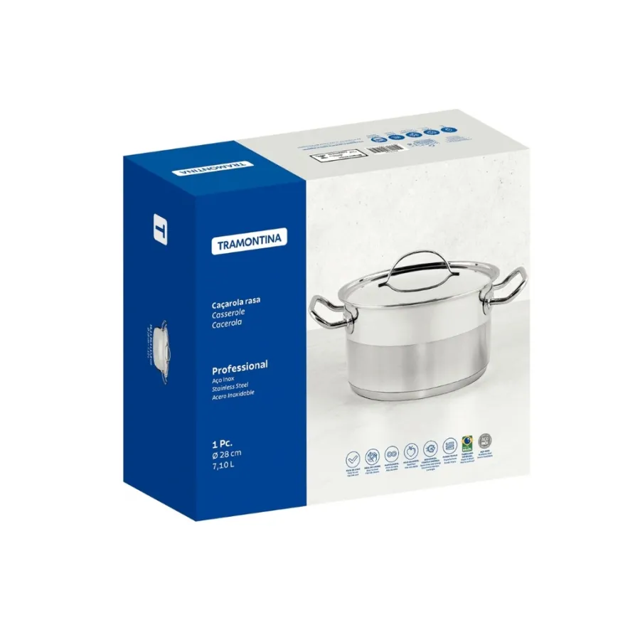 CACEROLA TRAMONTINA 62623/280 PROFESSIONAL 28CM