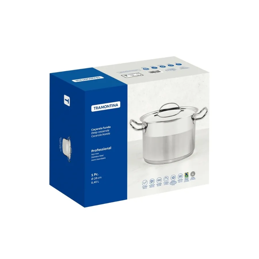 CACEROLA TRAMONTINA 62624/280 PROFESSIONAL 28CM