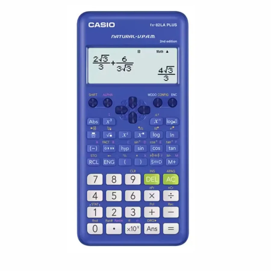 CALCULADORA CASIO FX-82LA PLUS 2 BU