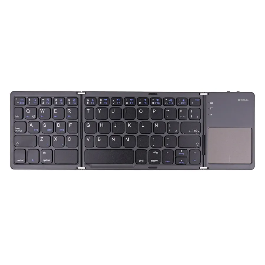 TECLADO PLEGABLE SOUL PER-KBT04NE NEGRO